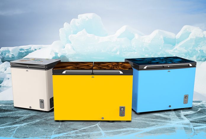 Large Deep Based Walton Refrigerator Turned Into Hot Cake