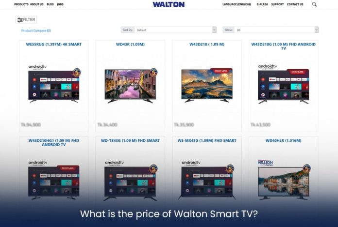 What Is the Price of the Walton Smart TV?