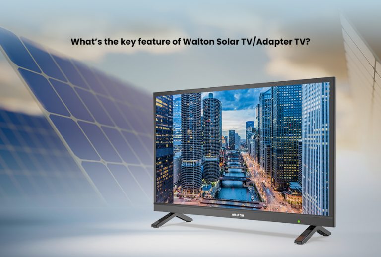 What’s the key feature of Walton Solar TV/Adapter TV?