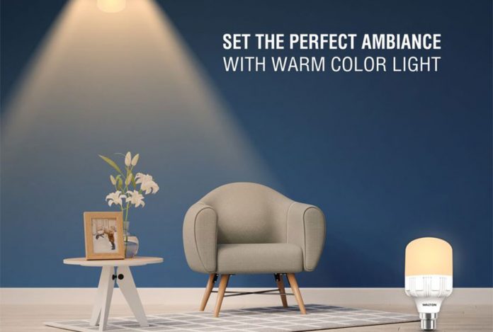 Set the perfect ambiance with Warm color light