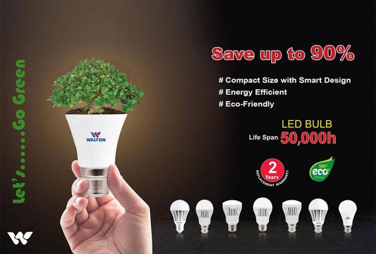 Walton LED Lights save energy up to 90%