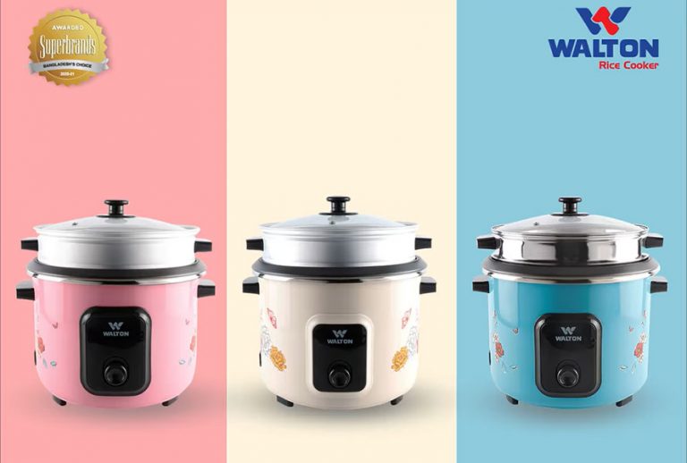 Cooking is now not only done by girls, boys can also become experts in cooking with Walton rice cooker