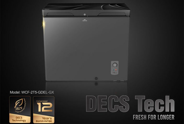 WALTON Freezer – Experience the long-lasting freshness with DECS technology