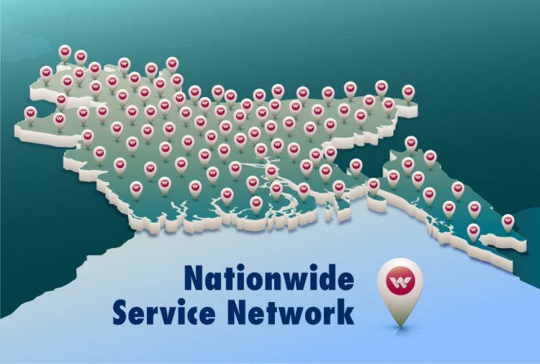 Walton AC has a wide service network nationwide