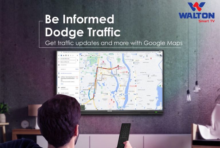 Get traffic updates and more from Walton’s Google-certified Android TV